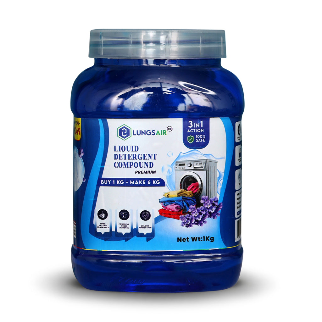 LUNGS AIR Detergent Liquid Compound | Blue