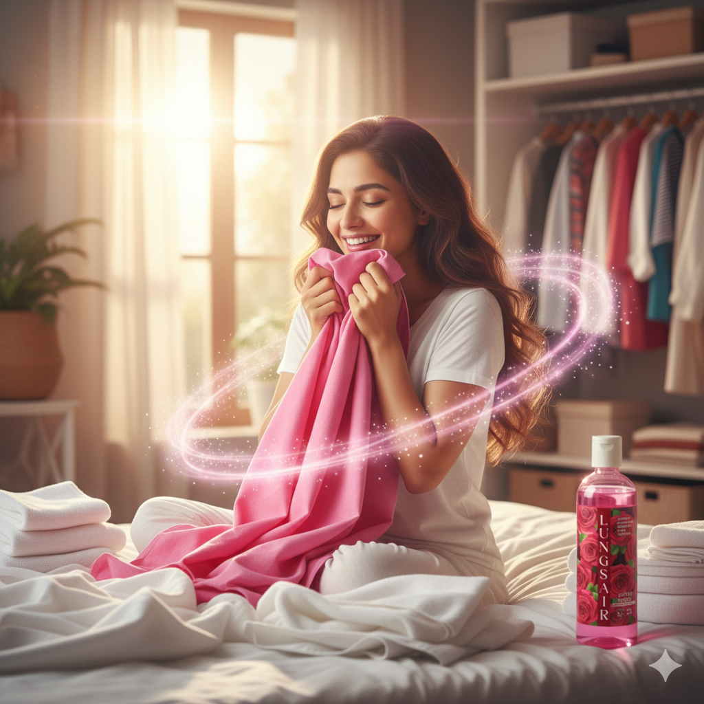 LUNGS AIR Laundry Fragrance Booster | Rose