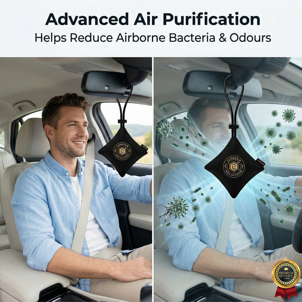 LUNGS AIR Non-electric Air Purifier | Black