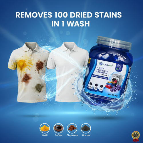 LUNGS AIR Detergent Liquid Compound | Blue